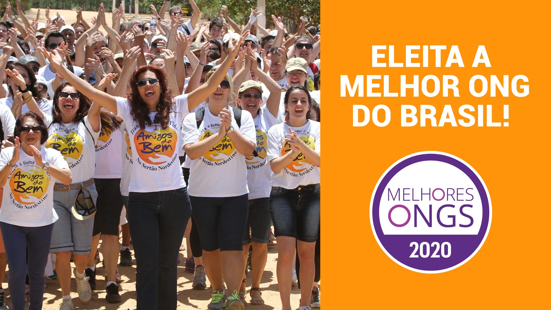Amigos do Bem são eleitos a melhor ONG de 2020
